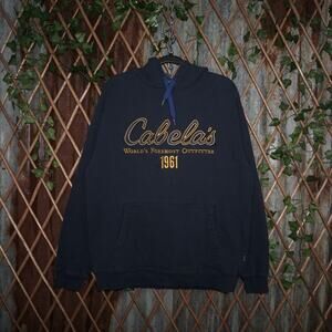 L - Vintage Y2K Cabela's Hoodies description embroidered